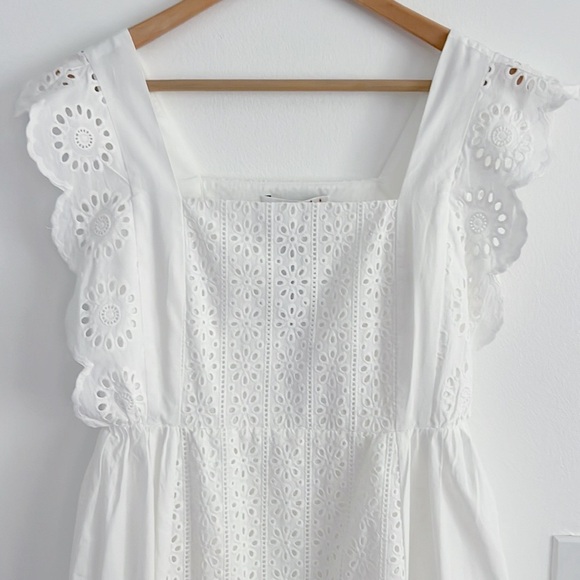 English Factory Eyelet Maxi Dress White NWT - Picture 5 of 16